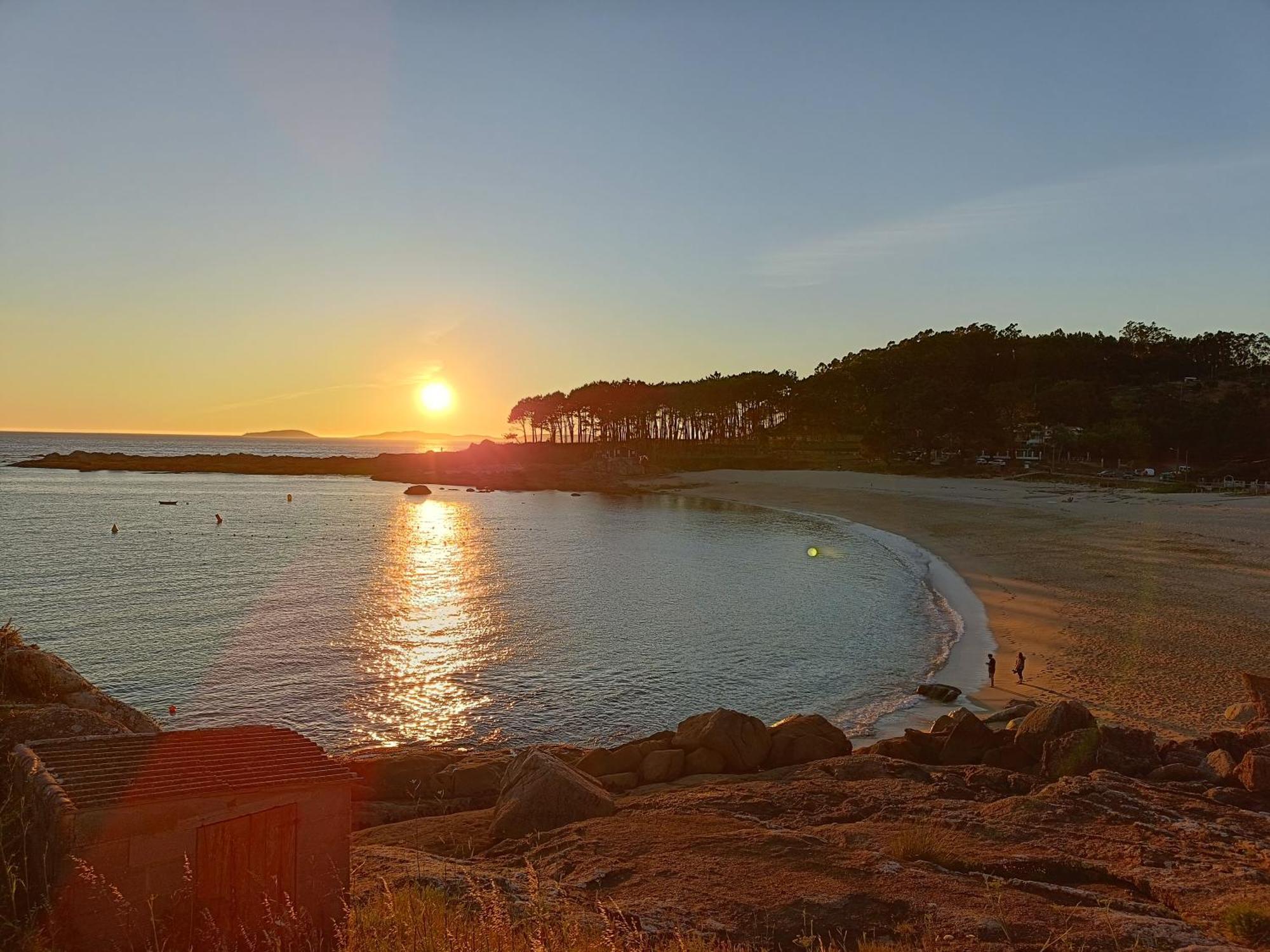 칸가스데모라조 Piso Vacacional En La Playa De Rodeira 아파트 외부 사진